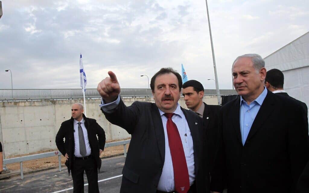 בנימין נתניהו ואלכס ויז'ניצר בנימין נתניהו ואלכס ויז'ניצר