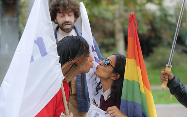מחאה גאה ברומניה, אוקטובר 2019 (צילום: AP Photo/Vadim Ghirda)