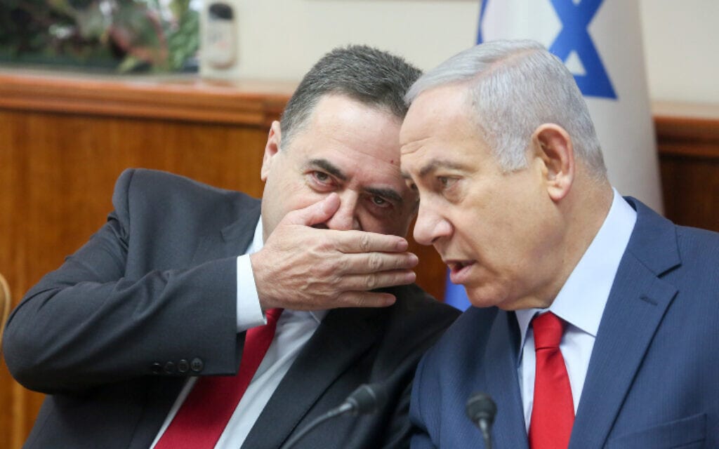 ראש הממשלה בנימין נתניהו ושר האוצר ישראל כ"ץ (צילום: Flash90)