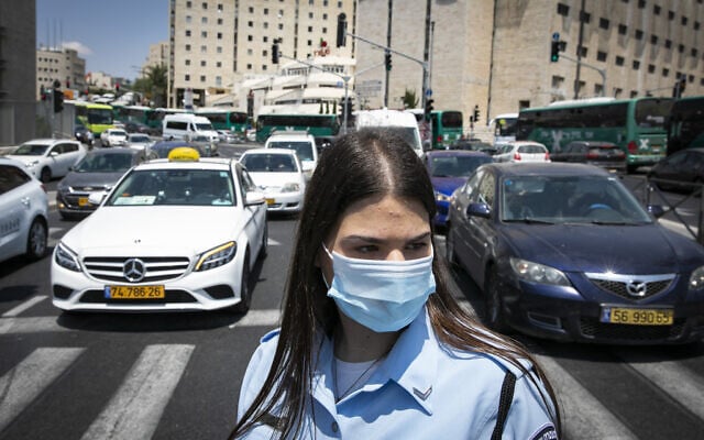 עידן הקורונה: הסגר על שכונות חרדיות בירושלים, יולי 2020 (צילום: Olivier Fitoussi/Flash90)