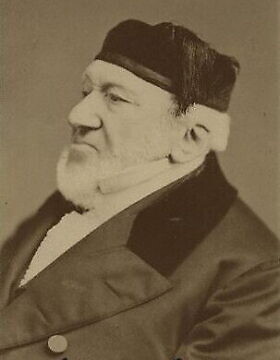 תמונה של משה מונטיפיורי מסביבות שנות ה-1870, שצולמה בסטודיו Elliott &#038; Fry (צילום: רשות הציבור)