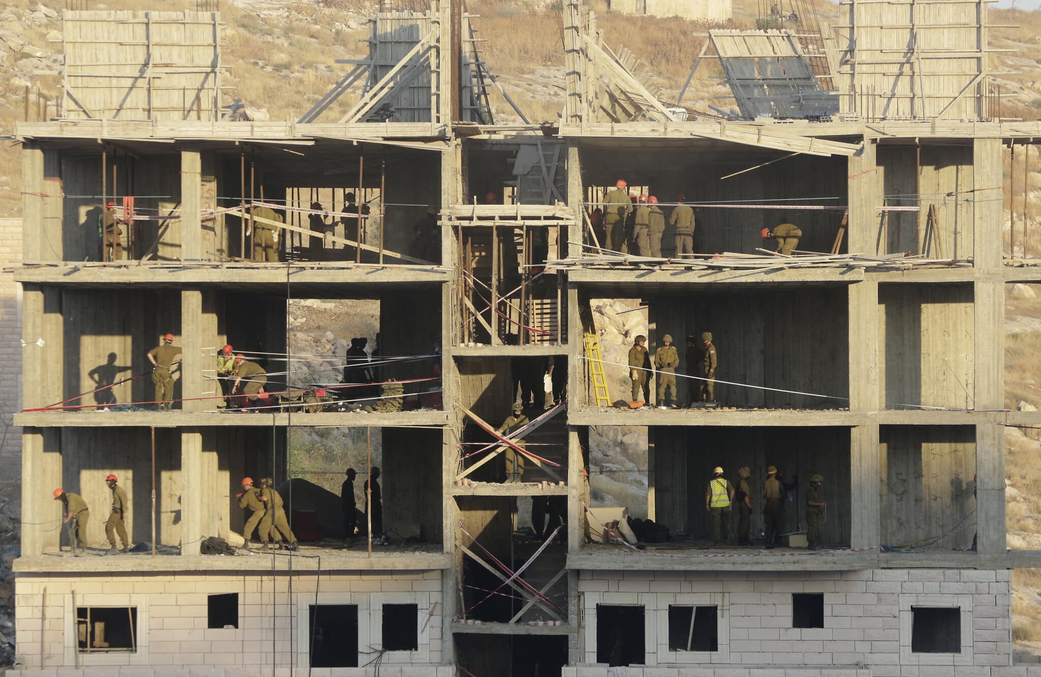 ארכיון, הריסת בתי פלסטינים במזרח ירושלים, יולי 2019 (צילום: AP Photo/Mahmoud Illean)