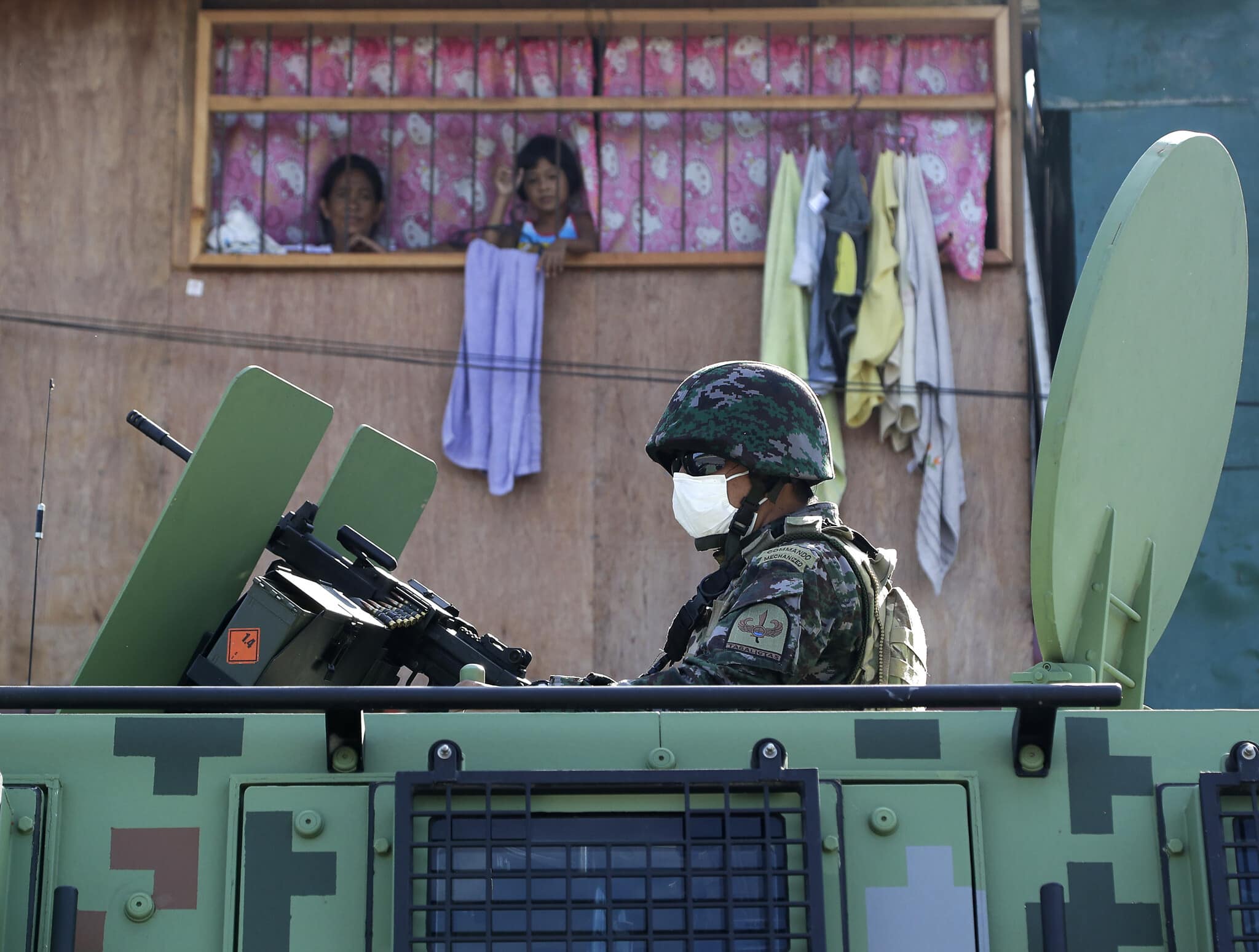 עידן הקורונה בפיליפינים (צילום: AP Photo/Aaron Favila)