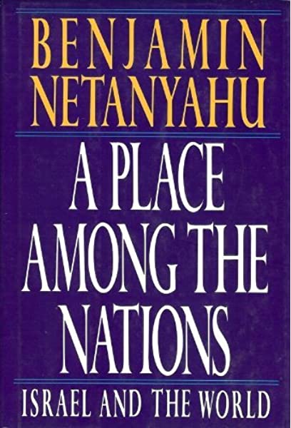 עטיפת ספרו המקורי של נתניהו, &quot;מקום בין אומות&quot;, מ-1993