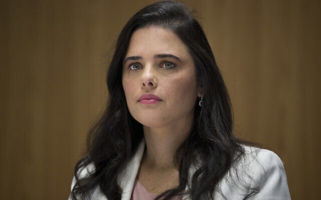 איילת שקד (צילום: AP Photo/Oded Balilty) איילת שקד (צילום: AP Photo/Oded Balilty)