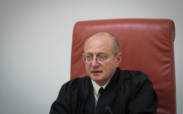 שופט בית המשפט העליון אלכס שטיין (צילום: יונתן זינדל/פלאש90)