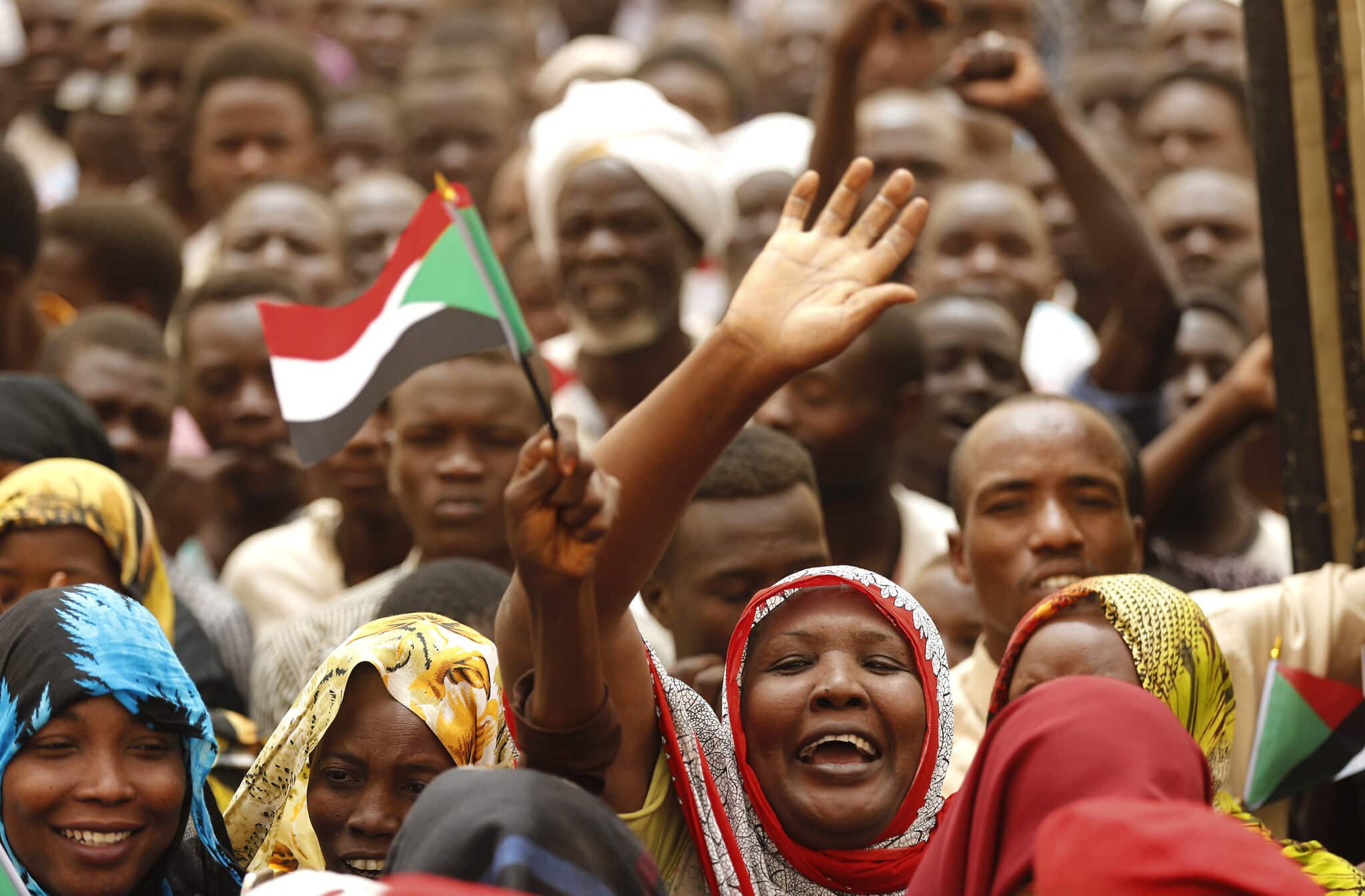 מחאות בחרטום, סודאן, ב-29 ביוני 2019 (צילום: AP Photo/Hussein Malla)