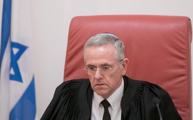 שופט בית המשפט העליון דוד מינץ (צילום: מרים אלסטר/פלאש90)