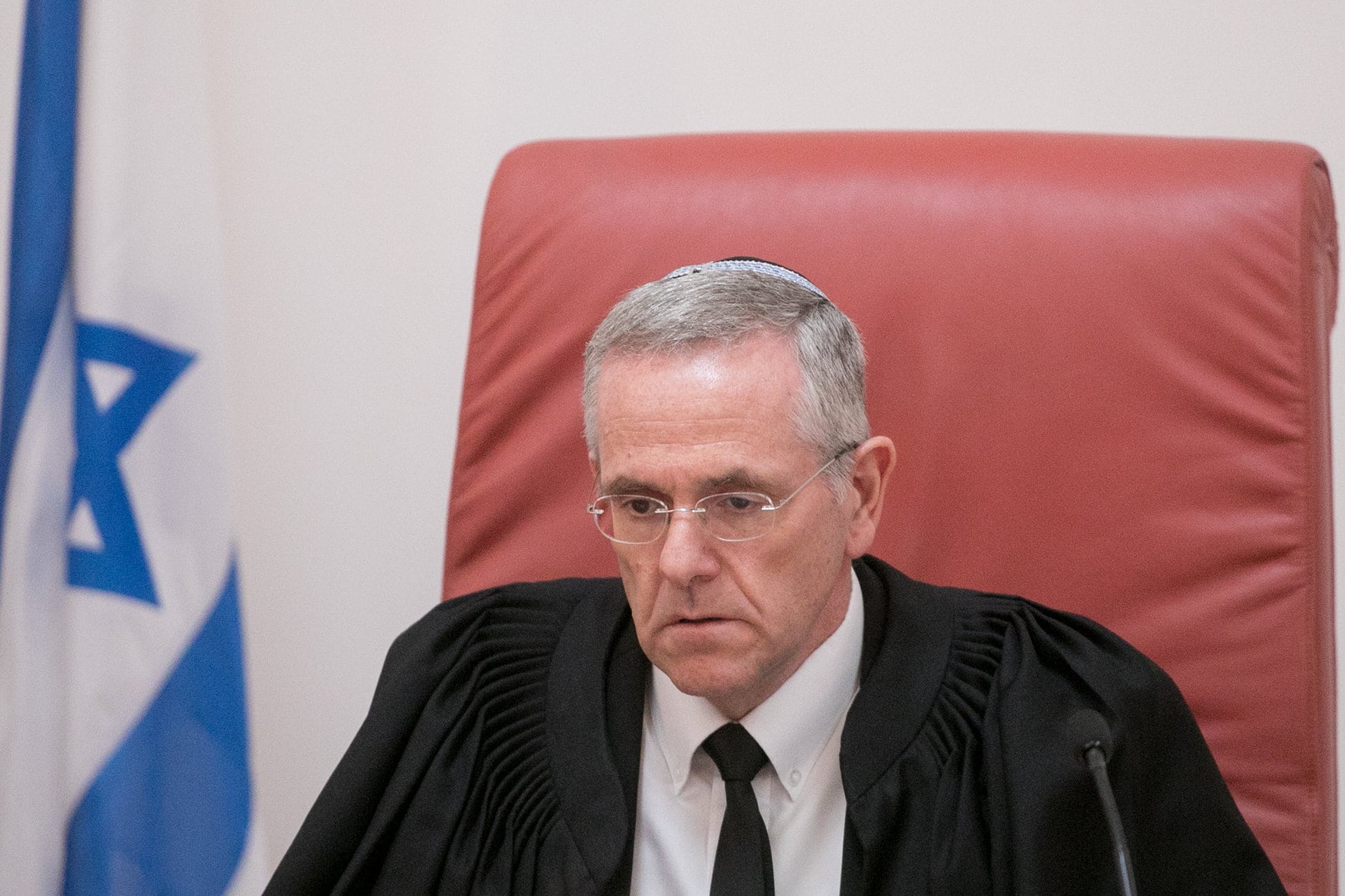 שופט בית המשפט העליון דוד מינץ (צילום: מרים אלסטר/פלאש90)