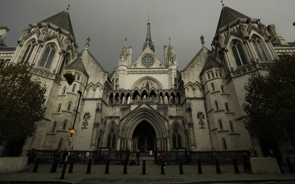 בית המשפט העליון של בריטניה, במרכז לונדון (צילום: AP Photo/Matt Dunham)
