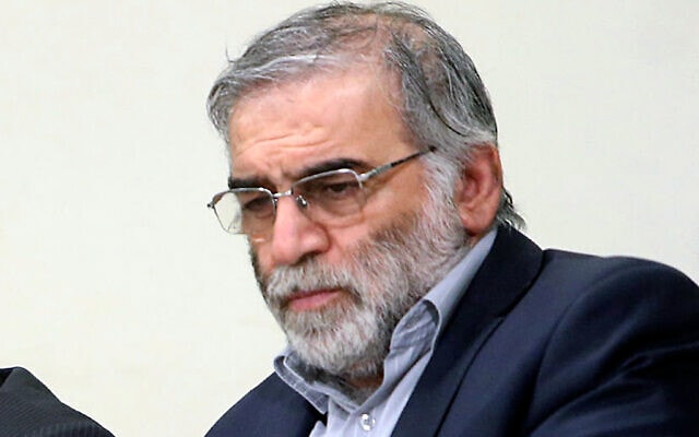 אבי תוכנית הגרעין האיראני, מוחסן פאחריזאדה (צילום: Office of the Iranian Supreme Leader via AP)