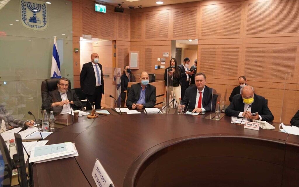 ישראל כ&quot;ץ בוועדת הכספים של הכנסת בדצמבר 2020 (צילום: דני שם טוב, דוברות הכנסת)