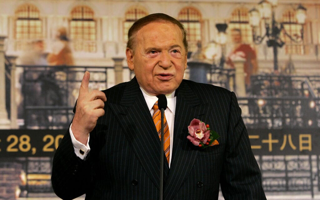Sheldon Adelson (צילום: AP Photo/Kin Cheung)