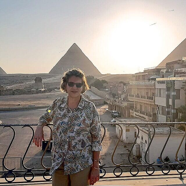 אמירה אורון בביתה בקהיר (צילום: באדיבות המצולמת)