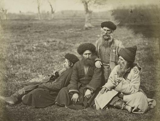 &quot;יהודי ההרים&quot; מקווקז, בסוף המאה ה-19 (צילום: fotograf Raul v Odessie, Wikipedia)
