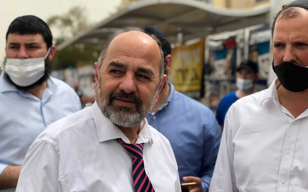 ח״כ יעקב מרגי מש״ס ביום הבחירות הרביעיות 23.3.2021 (צילום: טל שניידר) ח״כ יעקב מרגי מש״ס ביום הבחירות הרביעיות 23.3.2021 (צילום: טל שניידר)