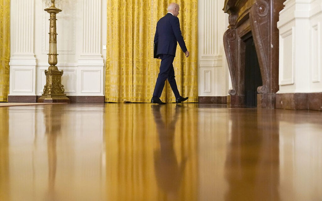 ג'ו ביידן (צילום: AP Photo/Andrew Harnik)