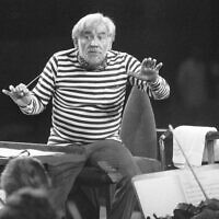 לאונרד ברנשטיין ב-1976. הרוקסטאר של המוזיקה הקלאסית (צילום: AP Photo/Dieter EndlicherAP Photo/Dieter Endlicher)