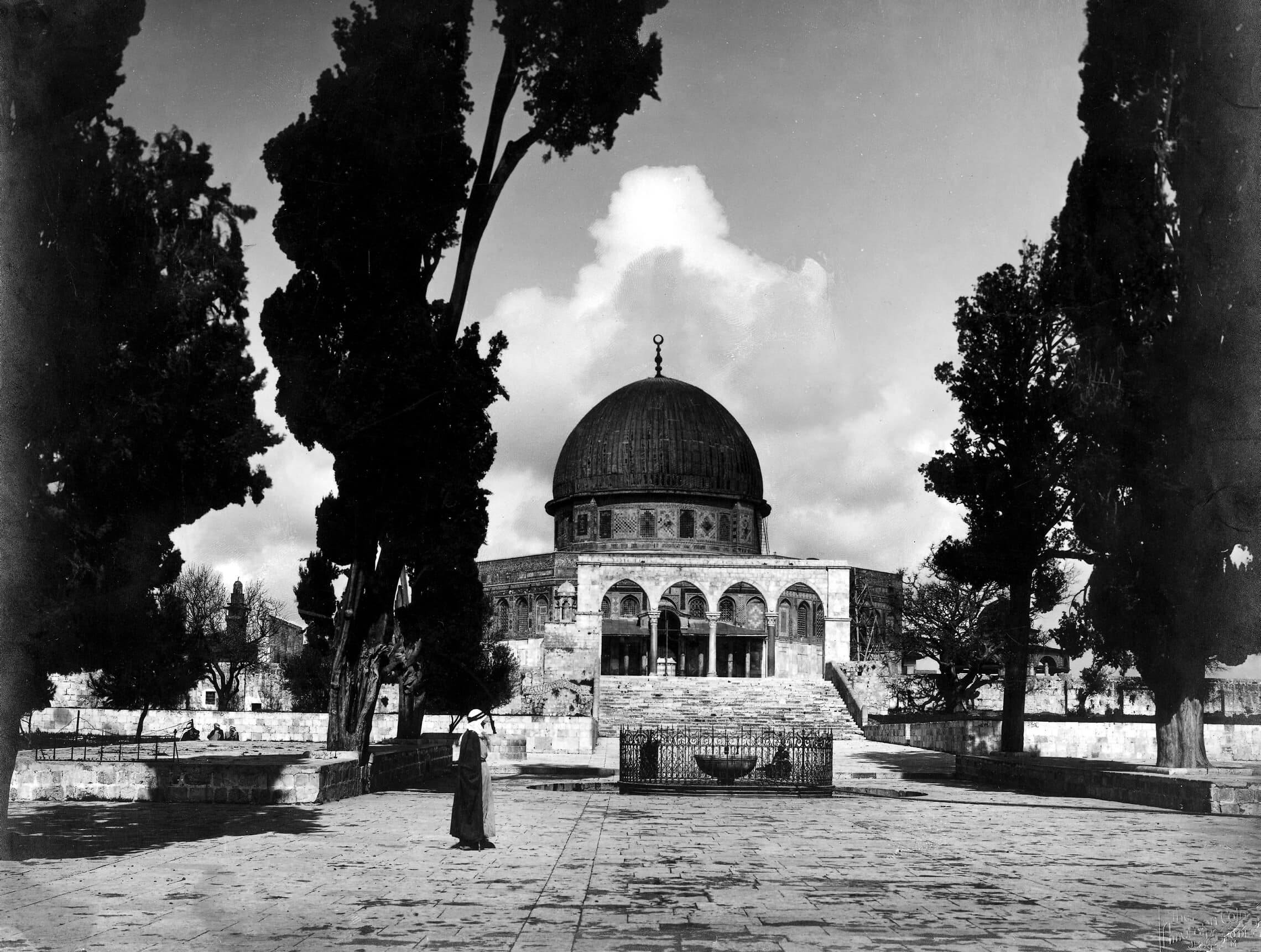 מסגד אל אקצא ב-1920 (צילום: אריק מטסון)