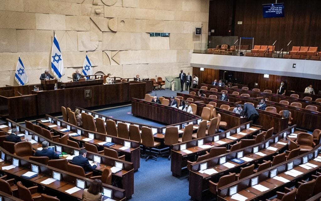 מליאת הכנסת, 10 במאי 2021 (צילום: יונתן זינדל, פלאש 90) מליאת הכנסת, 10 במאי 2021 (צילום: יונתן זינדל, פלאש 90)