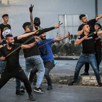 מהומות אלימות בין פלסטינים לכוחות הביטחון בחודש מאי 2021 (צילום: Nasser Ishtayeh/Flash90)