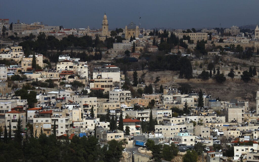 שכונת אבו תור בירושלים (צילום: נתי שוחט/פלאש90)