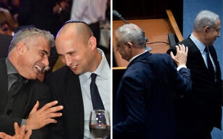 בנימין נתניהו ובני גנץ, נפתלי בנט ויאיר לפיד (צילום: פלאש90, מונטז') בנימין נתניהו ובני גנץ, נפתלי בנט ויאיר לפיד (צילום: פלאש90, מונטז')