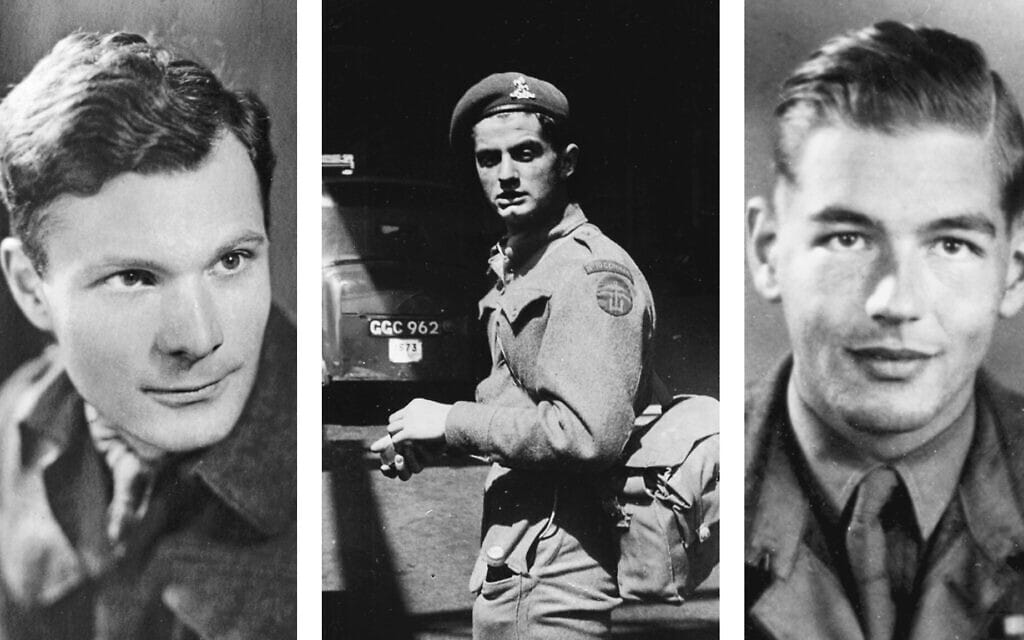 משמאל: מנפרד גנס, פיטר מאסטרס וקולין אנסון (צילום: באדיבות USHMM ומשפחת אנסון)