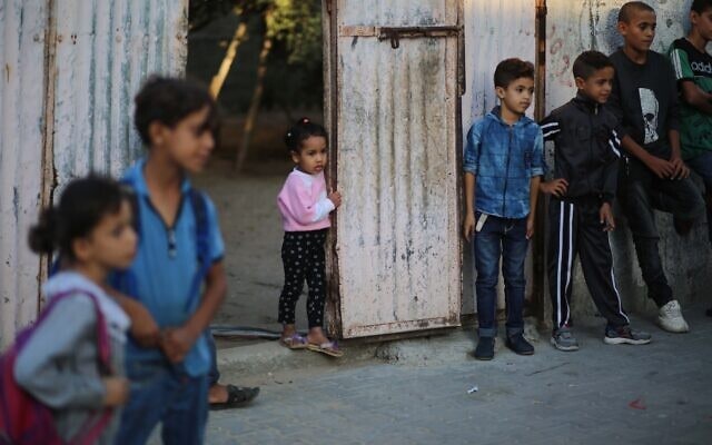 ילדים ברצועת עזה, למצולמים אין קשר לכתבה (צילום: חסן ג&#039;די, פלאש 90)