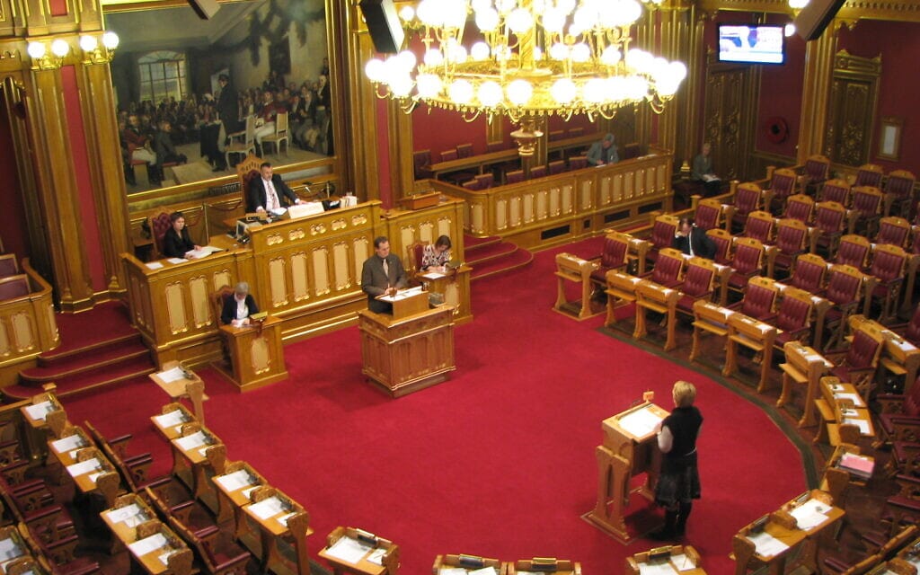 הפרלמנט הנורווגי (צילום: Røed, Wikimedia commons)