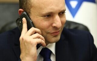 נפתלי בנט משוחח עם ג'ו ביידן, 13 ביוני 2021 (צילום: אריאל זנדברג) נפתלי בנט משוחח עם ג'ו ביידן, 13 ביוני 2021 (צילום: אריאל זנדברג)