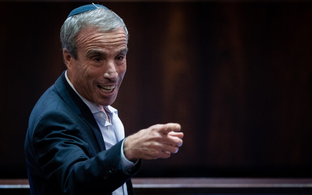 אלעזר שטרן במליאת הכנסת, יולי 2021 (צילום: יונתן זינדל/פלאש90)