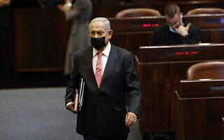 ראש האופוזיציה ויושב ראש הליכוד בנימין נתניהו במליאת הכנסת, 2 באוגוסט 2021 (צילום: יונתן זינדל, פלאש 90) ראש האופוזיציה ויושב ראש הליכוד בנימין נתניהו במליאת הכנסת, 2 באוגוסט 2021 (צילום: יונתן זינדל, פלאש 90)