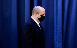 ראש הממשלה נפתלי בנט בישיבת הקבינט, 8 באוגוסט 2021 (צילום: Ohad Zwigenberg/POOL) ראש הממשלה נפתלי בנט בישיבת הקבינט, 8 באוגוסט 2021 (צילום: Ohad Zwigenberg/POOL)