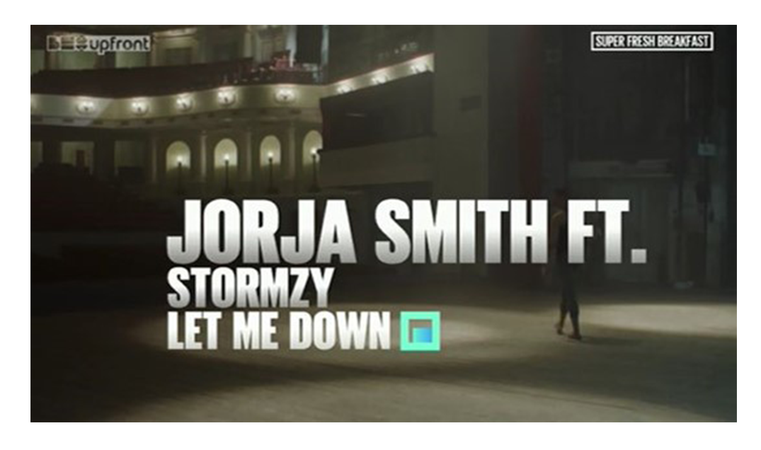 Jorja Smith – Let Me Down, ערוץ "Box Upfront" בבריטניה. נסגר בינואר אשתקד / צילום מסך