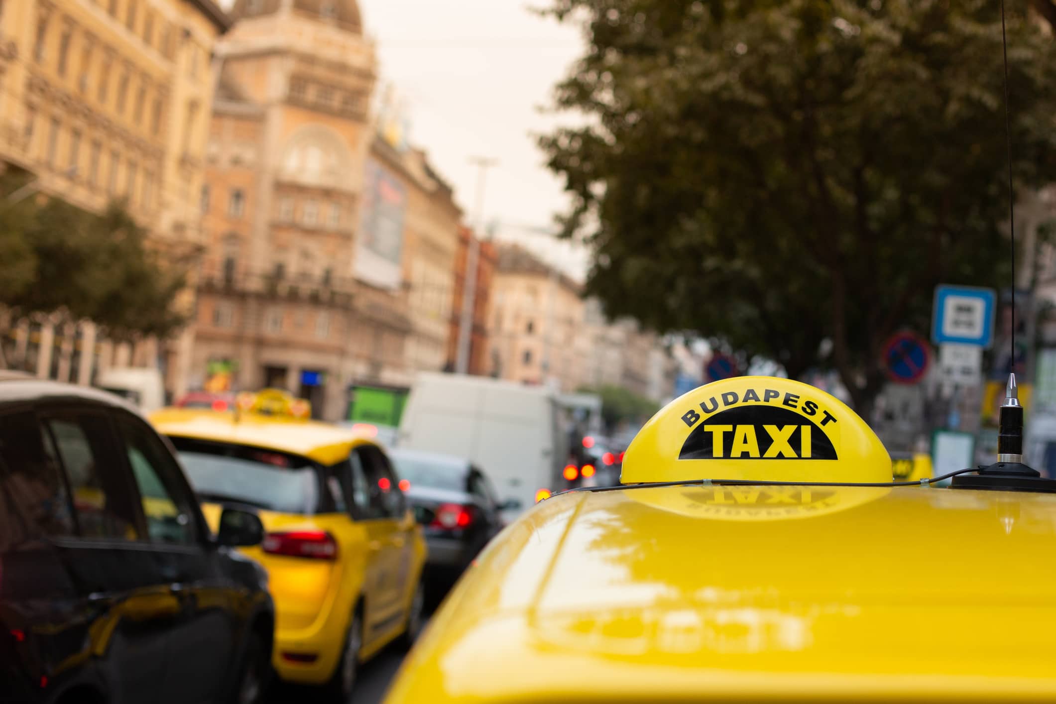 מונית בבודפשט. אילוסטרציה (צילום: iStock)
