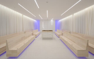 מבט על פנים בית הכנסת באוניברסיטת פוטסדאם (צילום: מארו ניימן) מבט על פנים בית הכנסת באוניברסיטת פוטסדאם (צילום: מארו ניימן)