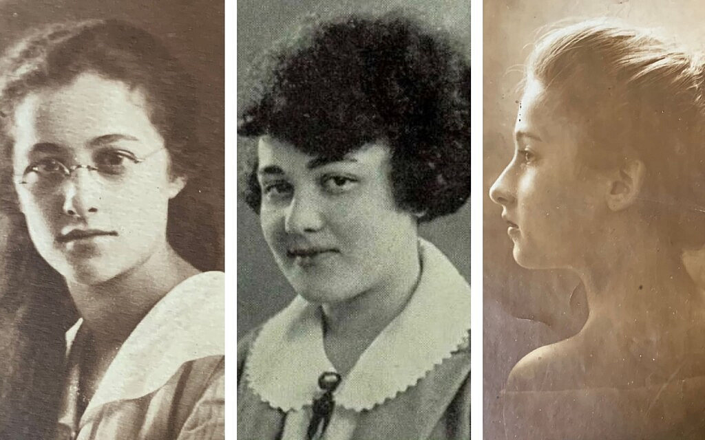 משמאל: מרסלה מוריס בצעירותה, רות מוריס בספר המחזור של התיכון שלה, סלמה מוריס כאישה צעירה (צילום: באדיבות ג'ולי קלאם) משמאל: מרסלה מוריס בצעירותה, רות מוריס בספר המחזור של התיכון שלה, סלמה מוריס כאישה צעירה (צילום: באדיבות ג'ולי קלאם)