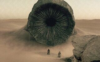 תולעת חול ענקית בסרט "חולית" 2021 (צילום: Warner Bros. Pictures) תולעת חול ענקית בסרט "חולית" 2021 (צילום: Warner Bros. Pictures)