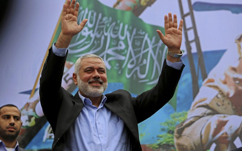 מנהיג חמאס עיסמאיל הנייה (צילום: AP Photo/Adel Hana)