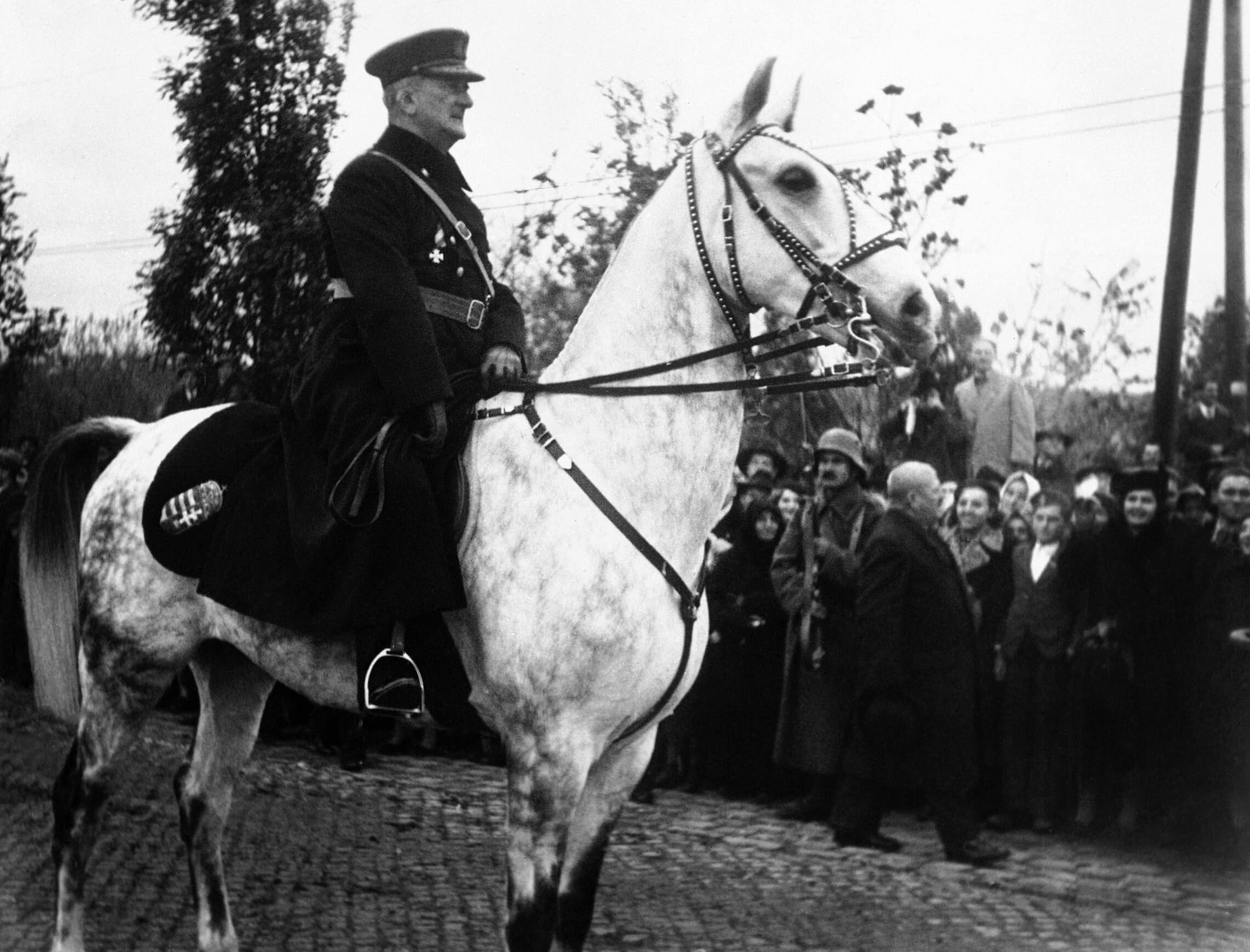 הגנרל מיקלוש הורטי בגיל 70, נובמבר 1938 (צילום: AP Photo)