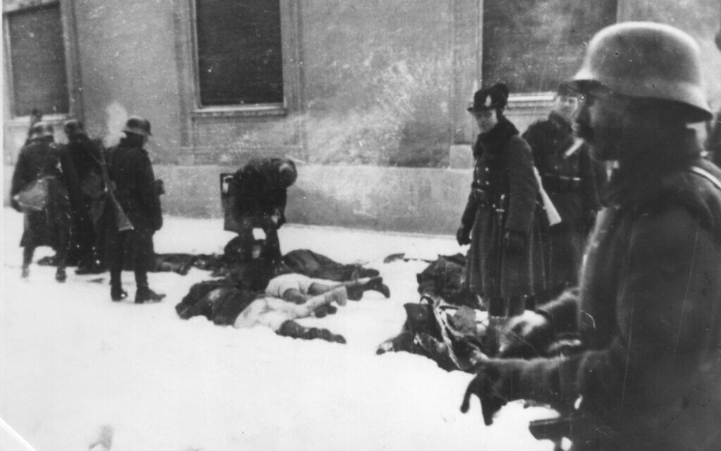 הטבח בנובי סאד ב-1942 (צילום: ויקיפדיה)