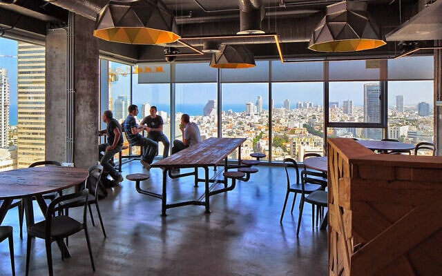 משרדי סטרטאפ בתל אביב. אילוסטרציה (צילום: Setter Architects)