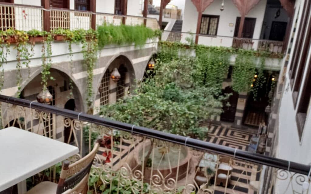 בית יהודי לשעבר שמשמש כיום מלון בוטיק בדמשק (צילום: באדיבות ג&#039;ו ג&#039;אג&#039;אתי)