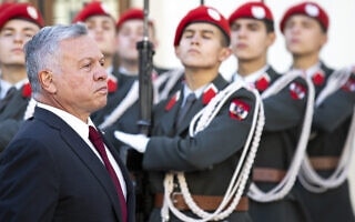 עבדאללה מלך ירדן, אוקטובר 2021 (צילום: AP Photo/Lisa Leutner) עבדאללה מלך ירדן, אוקטובר 2021 (צילום: AP Photo/Lisa Leutner)