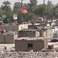 שכונת עוני בעיראק, צילום מסך מכתבה באל ג'זירה, 2021