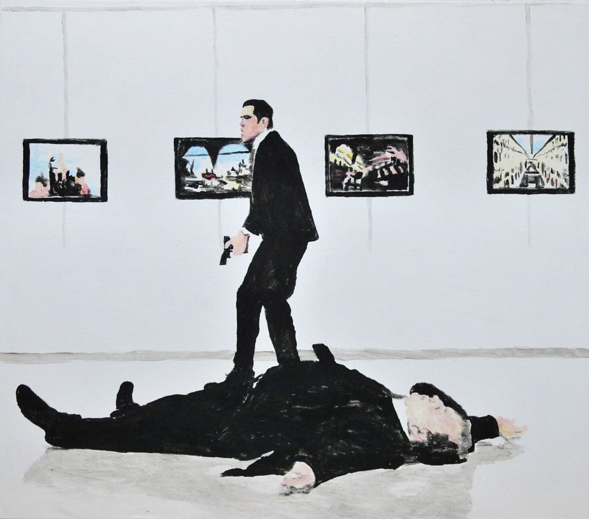 Bad Modern Art, יצירה נוספת של דוד ריב שהוצגה במוזאון רמת גן (צילום: מוזאון רמת גן)
