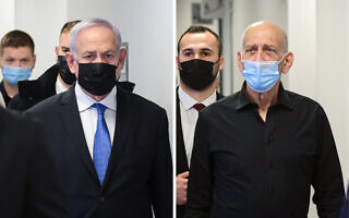 ההצגה הטובה בעיר נתניהו נגד אולמרט פעם חברים לנשק היום אויבים מרים Olmert-netanyahu-320x200