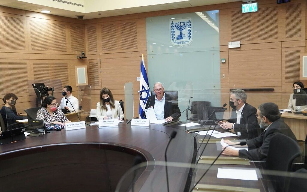 ועדת הכנסת, 28 בפברואר 2022 (צילום: דני שם טוב, דוברות הכנסת)