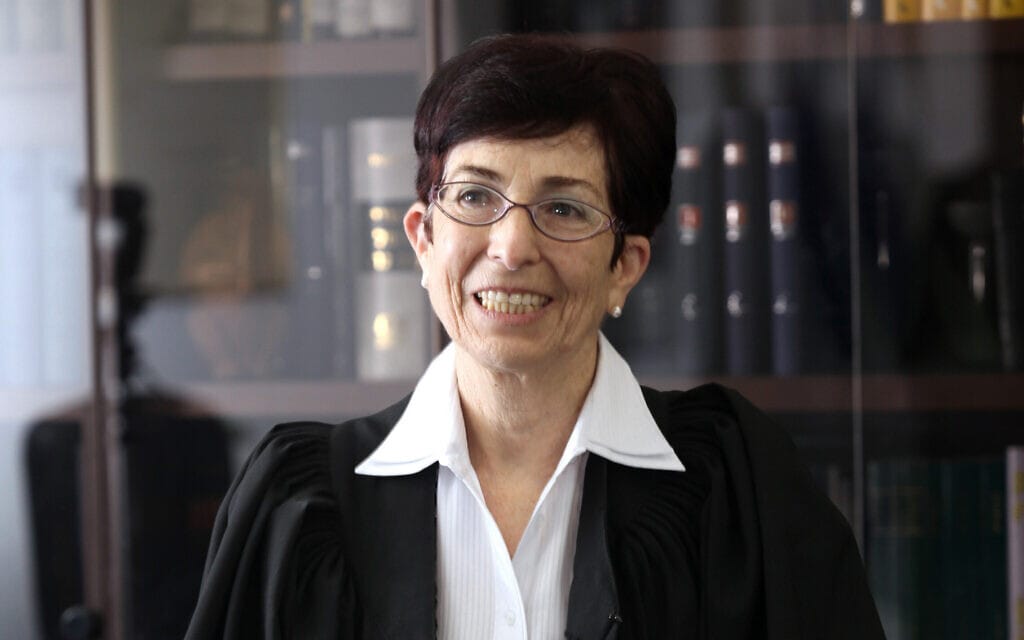 השופטת דבורה ברלינר (צילום: יוסי זמיר/פלאש90)